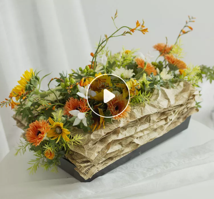 如何利用废报纸制作花艺