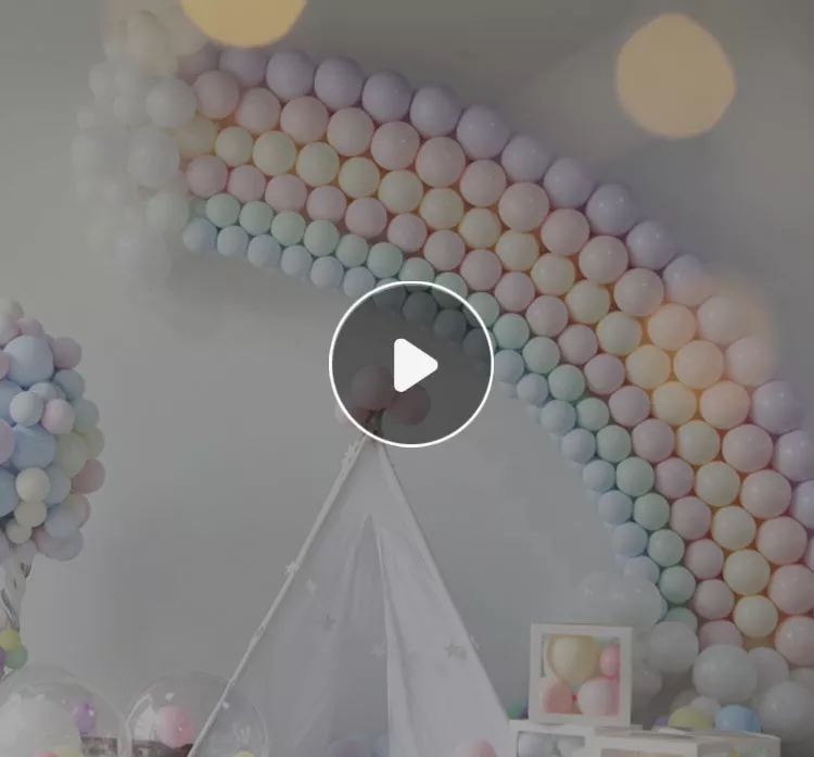 彩虹气球制作方式