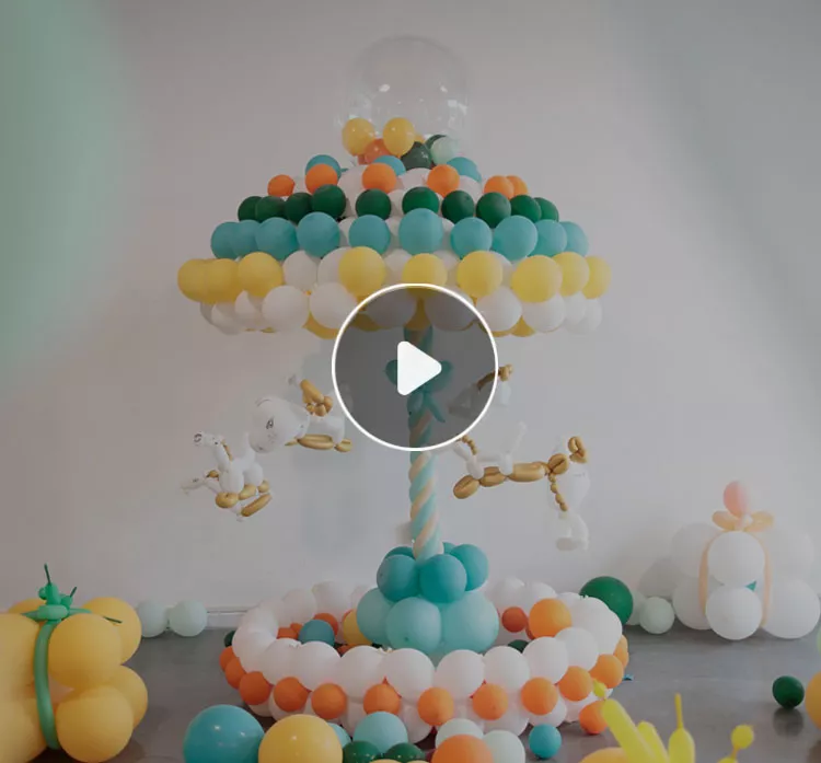 网红旋转木马