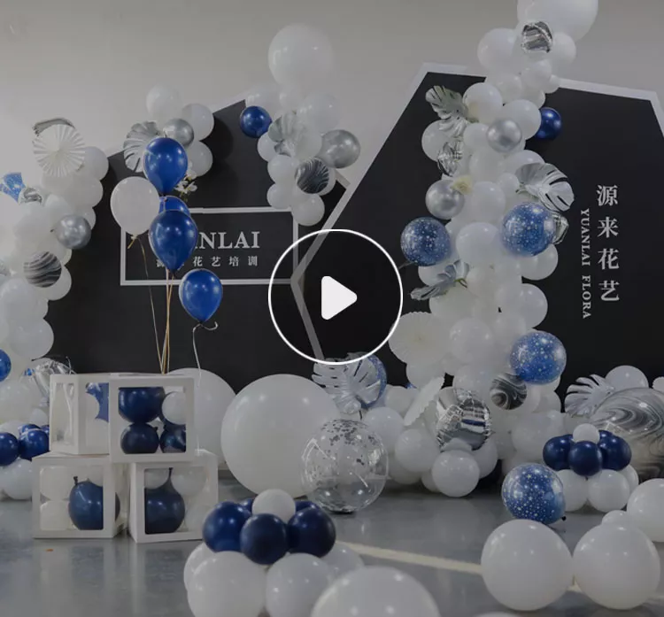 不规则气球链制作
